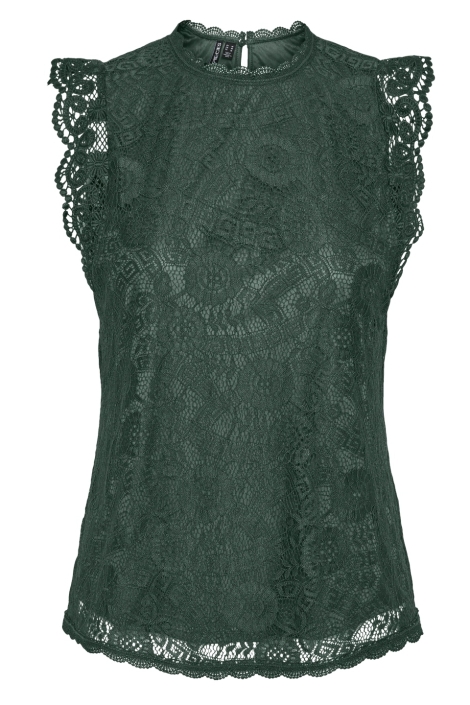 Pieces pcolline sl lace top noos